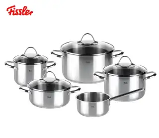 Kvalitné sady hrncov značiek WMF a Fissler - cena v popise