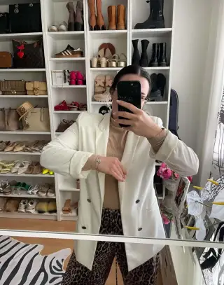 Bershka sako biele