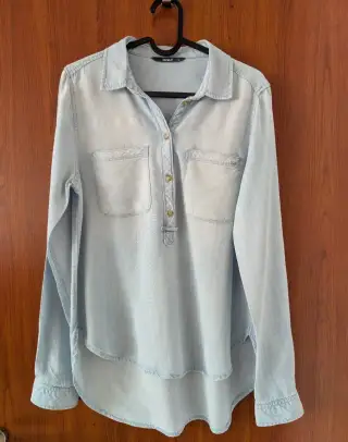 ONLY rifľová (jeans)košeľa