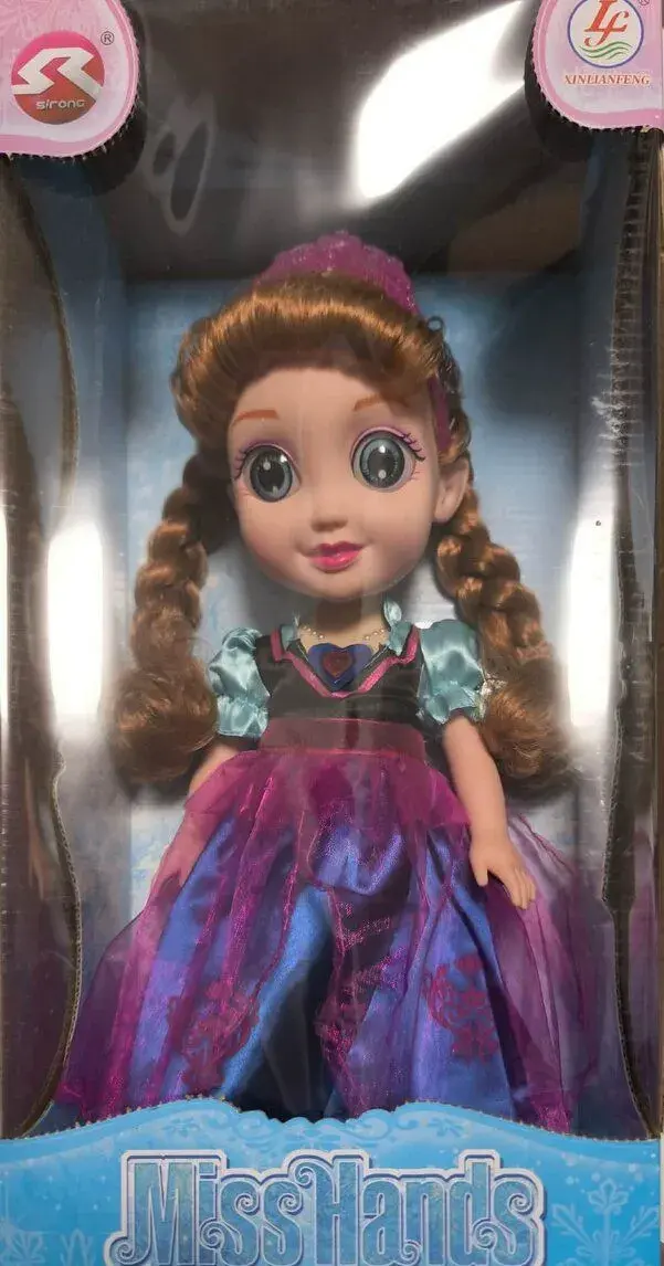 Bábika Anna a Elsa vysoká 36 cm spieva a svieti
