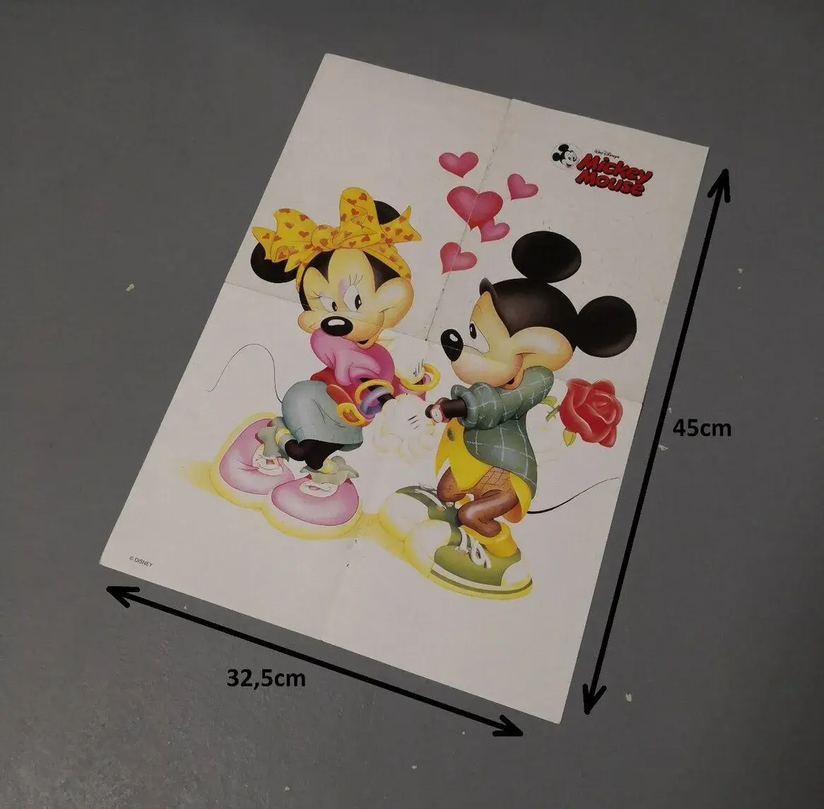 Original Retro plagáty Walt Disney Mickey Mouse