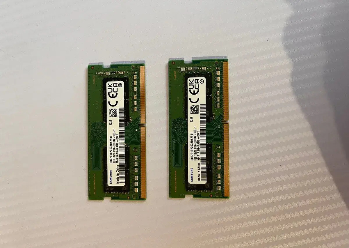 Samsung 16 GB (2×8 GB) DDR4 3200 MHz SO-DIMM