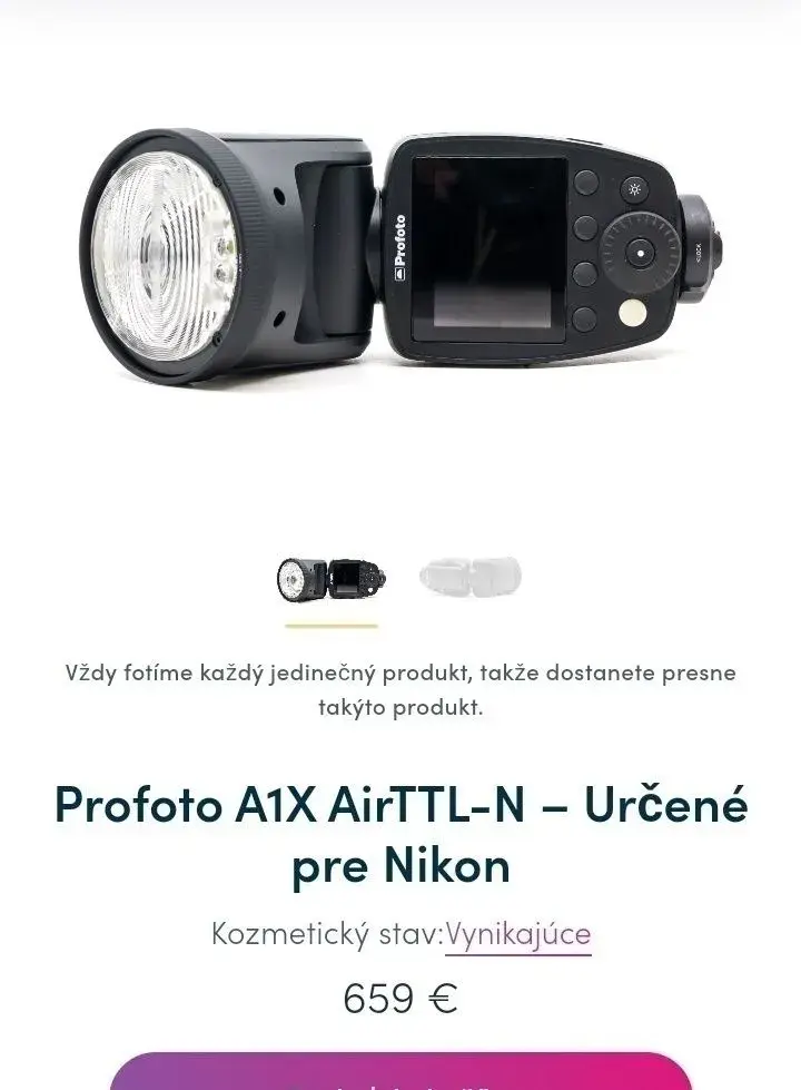 PROFI BLESKY PROFOTO A10 TTL-C A1XTTL-N