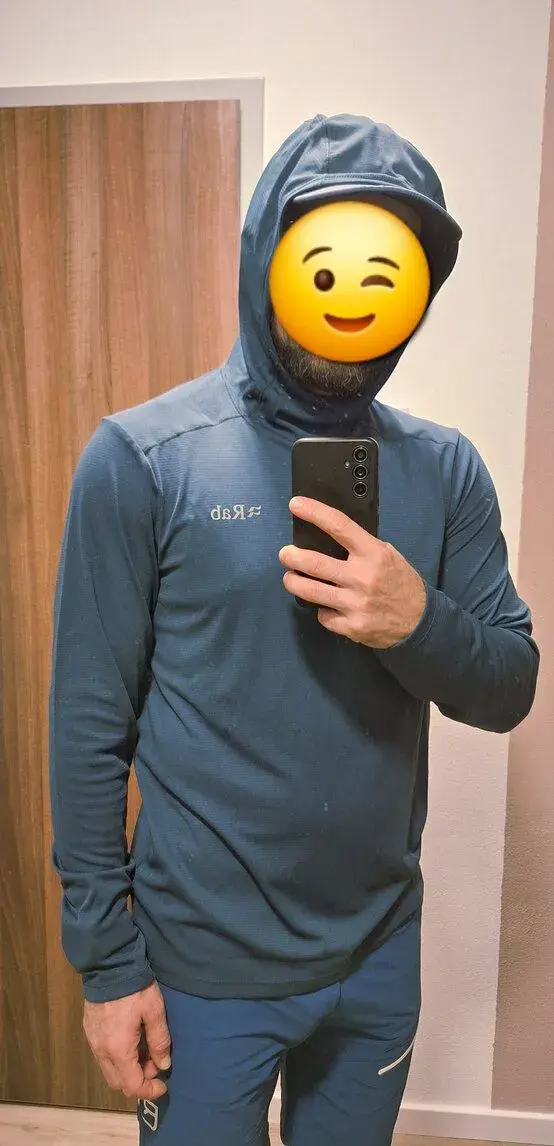 Pánska mikina s kapucňou Rab Force Hoody - tempest blue, M