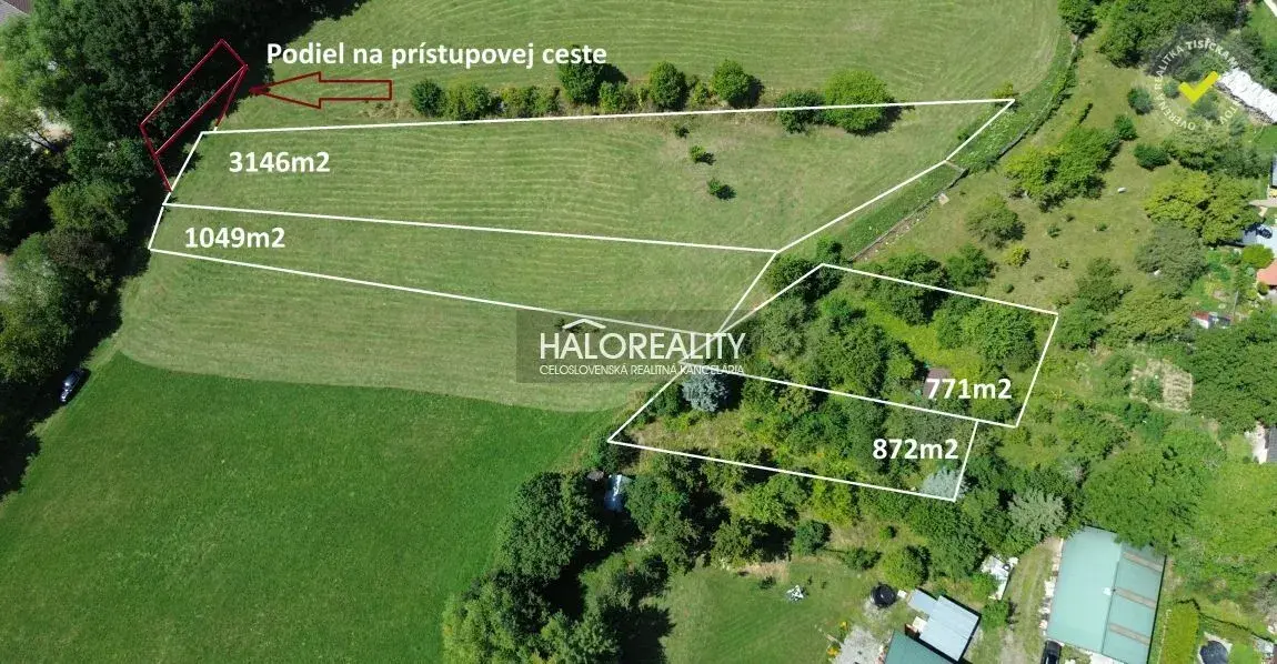 HALO reality - Predaj, pozemok pre rodinný dom 5838 m2 Bad