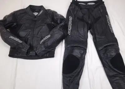 Probiker PRX Black pánska dvojdielna moto kombinéza 50 M