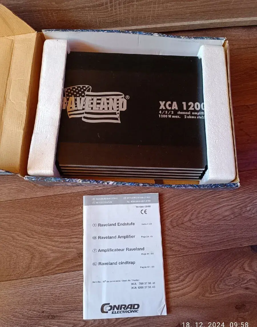 RAVELAND XCA1200.4x120W RMS