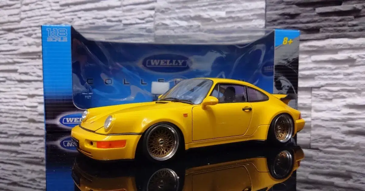Model Porsche 911 (964) Tuning BBS RS v mierke 1:18
