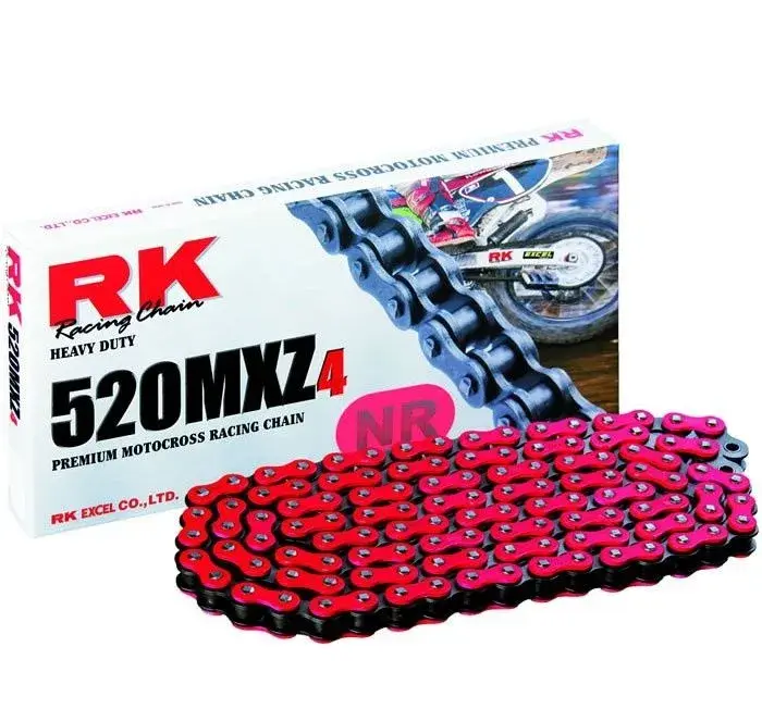 RK reťaz 525GXW 94 článkov - neon red