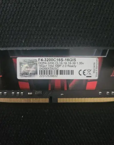 G.skill ddr4 3200 16tl