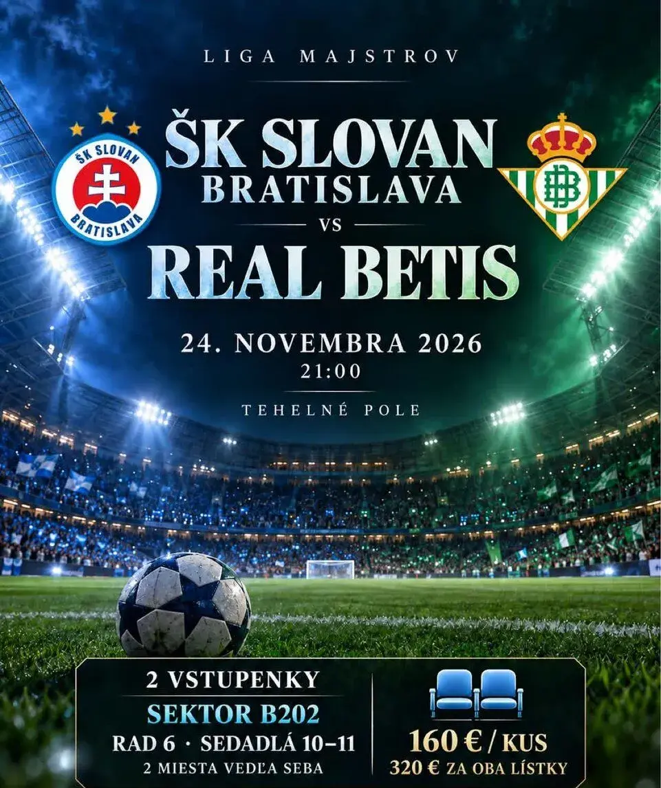 ŠK Slovan : Real Betis