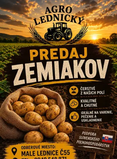 zemiaky 0.60€ 1kg