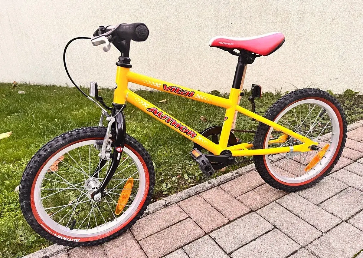 Author Vital kvalitný detský bicykel veľkosť 16”