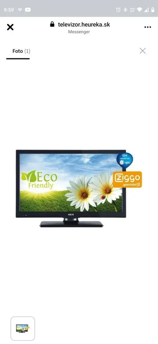 AKAI AL2222BK12 Full HD LED televízor