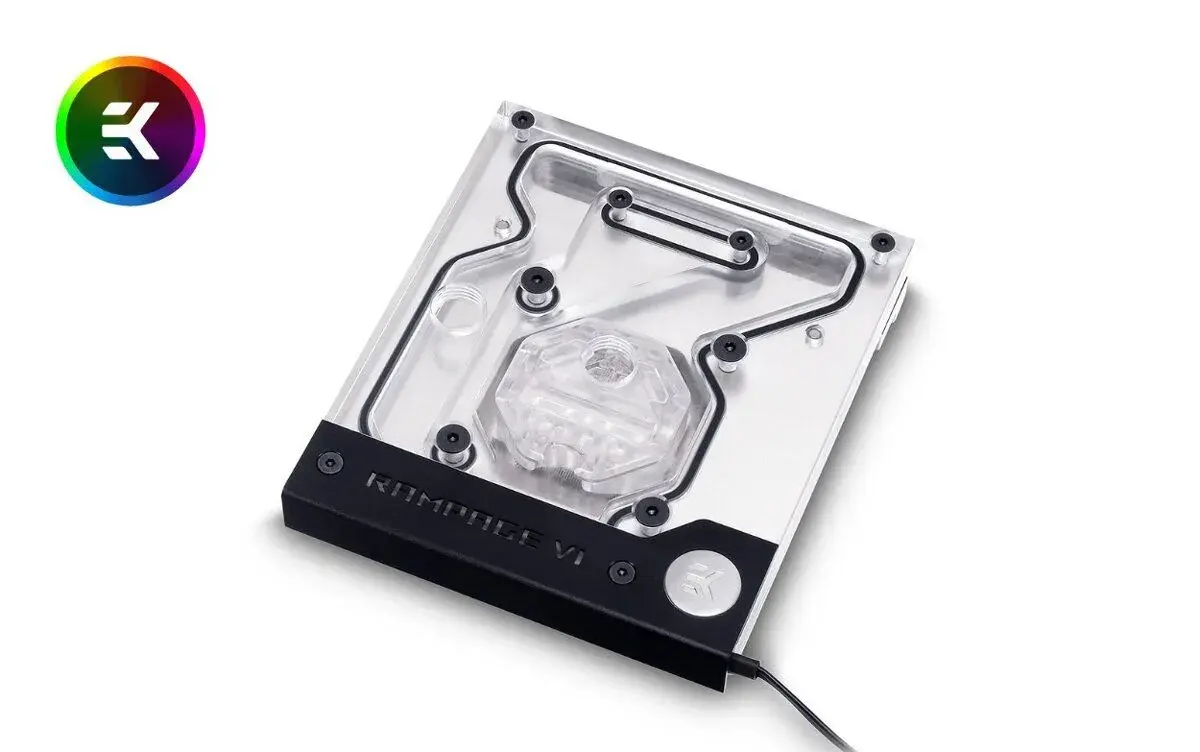EK-FB ASUS ROG R6E RGB Monoblock - Nickel