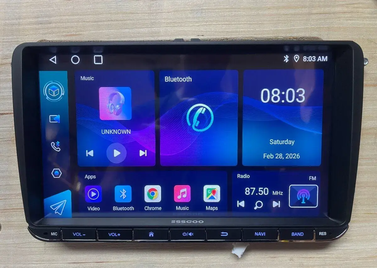 VW, SEAT, ŠKODA 9” ANDROID autorádio, 4GB+64GB 1,5GHz