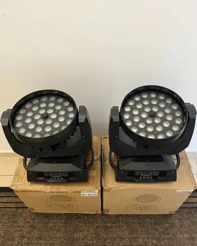 LED Wash Zoom 36x18W 6in1 + Wireless DMX