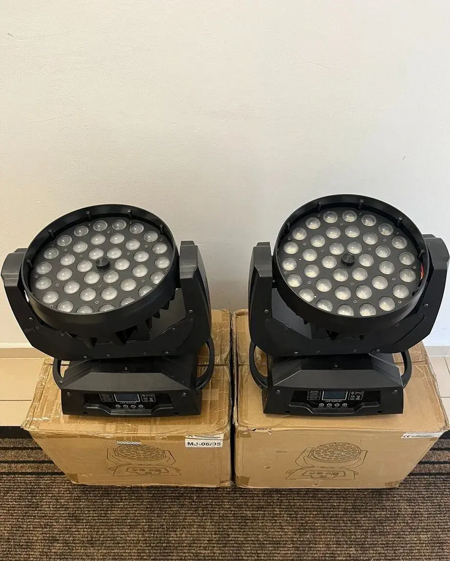 LED Wash Zoom 36x18W 6in1 + Wireless DMX