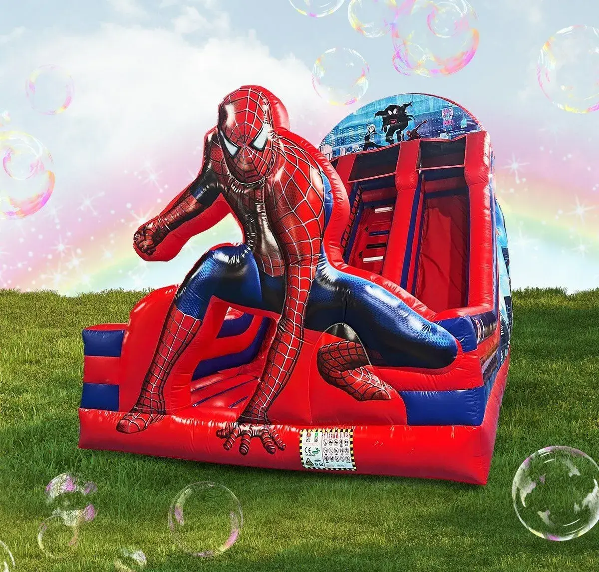 Skákaci hrad Spiderman