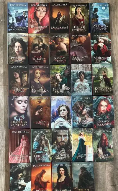 Jana Pronska - komplet seria historickych romanov