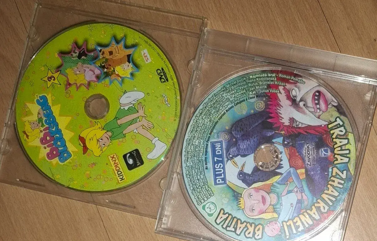 Originálne DVD filmy a rozprávky – jednotlivé ceny aj