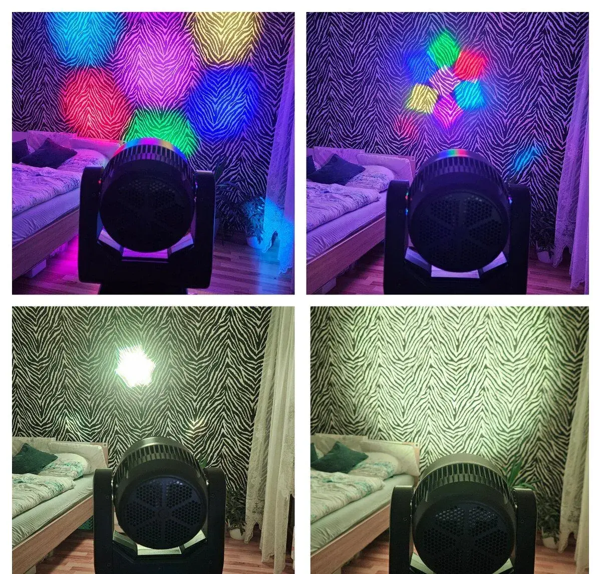 Rotačné hlavy 3v1 beam\wash/bee eye RGBW