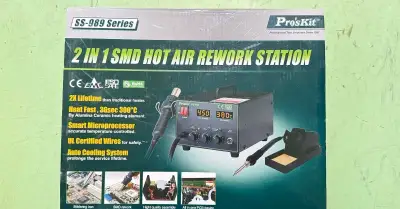Teplovzdušnú spájkovaciu stanicu s mikropájkou