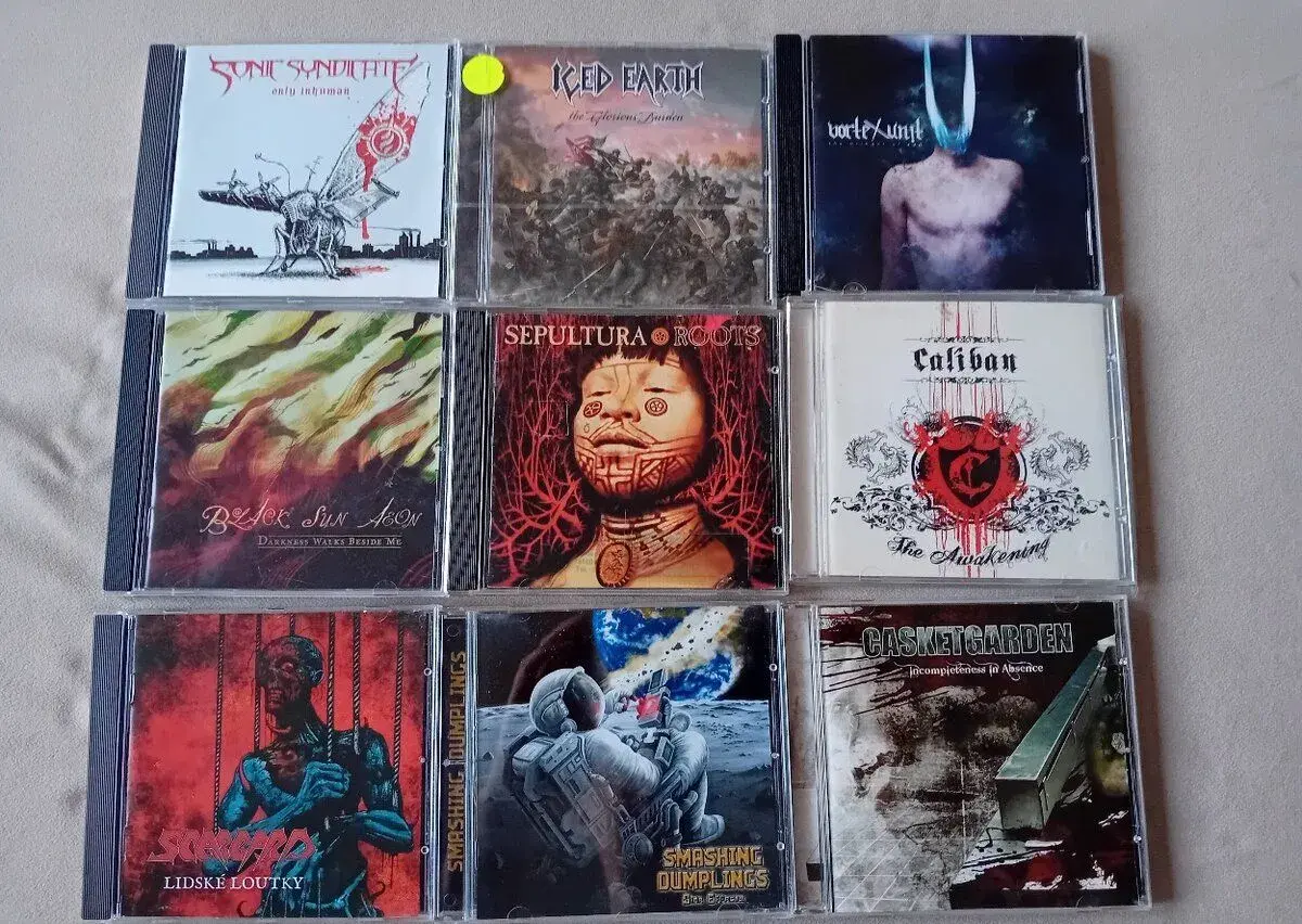 Metalove CD (zoznam v inzerate)