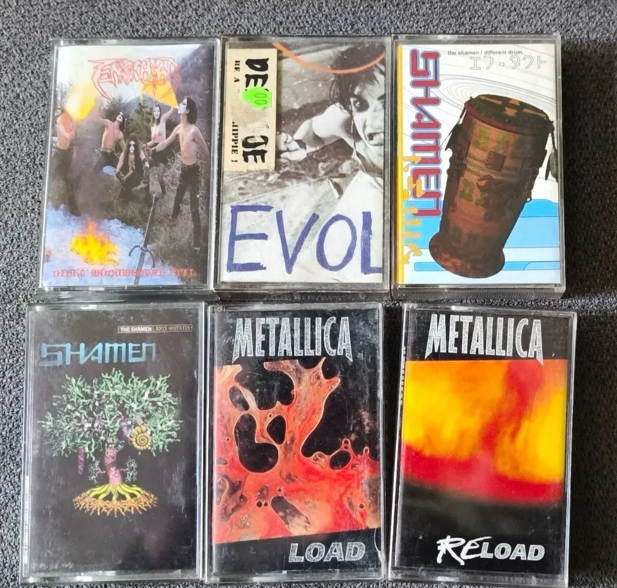 MC Kazety rozne ( Metallica, Shamen , )