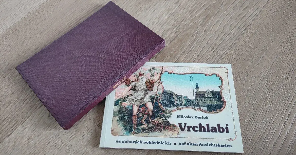 Miroslav Bartoš - Vrchlabí na dobových pohlednicích, s obalo
