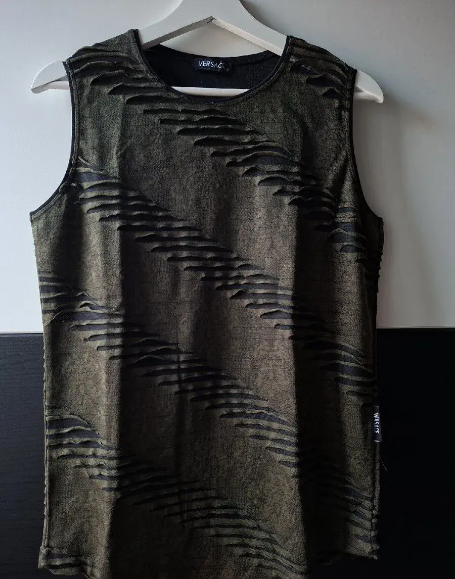 Pánske tielko tmavo zelená