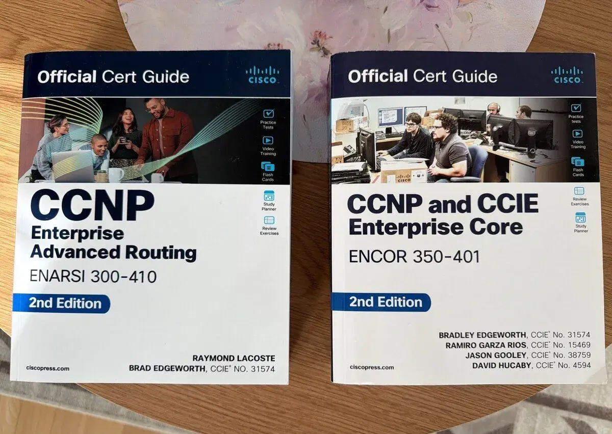 Knihy Cisco na prípravu CCNP