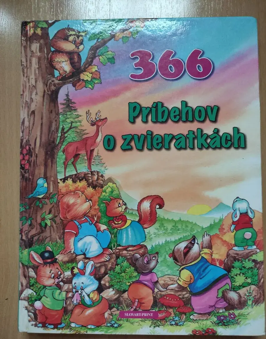 Kniha pre deti - 366 Príbehov o zvieratkách