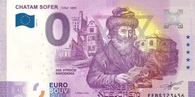 0€ bankovka/0 eurova bankovka - Chatam Sofer