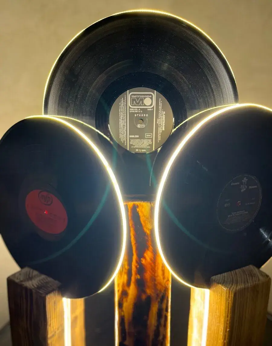 Vinylampa LED Stĺpik - COB LED stolná lampa