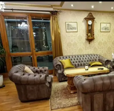 Kožená sedacia súprava Chesterfield PREMIUM