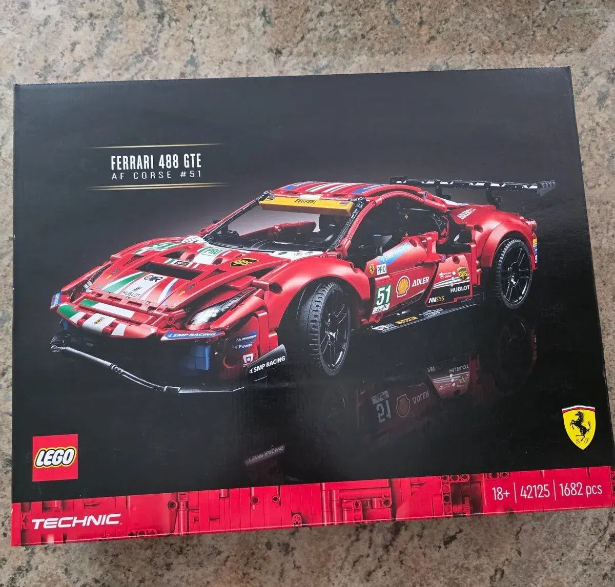 LEGO Technic 42125 Ferrari 488 GTE - NEOTVORENÉ