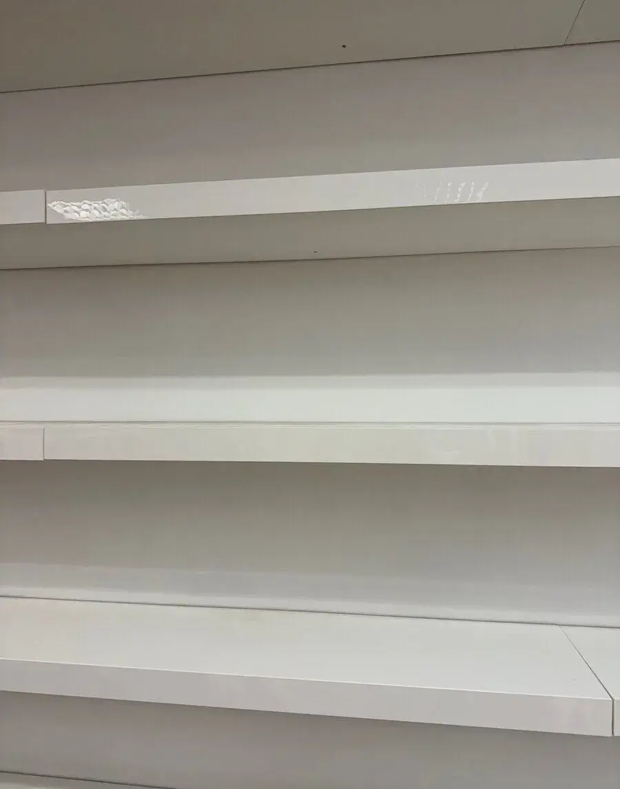 IKEA LACK polica 110 cm lesklá biela - výhodný set