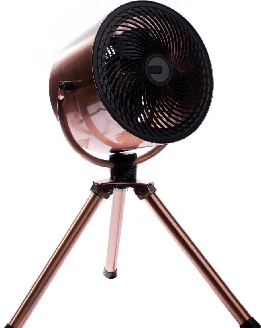 Dizajnový stojanový ventilátor TRIPOD bronzová