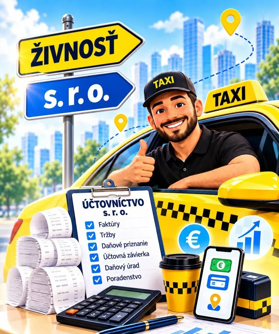 Účtovníctvo pre taxikárov – jednoducho a bez starostí