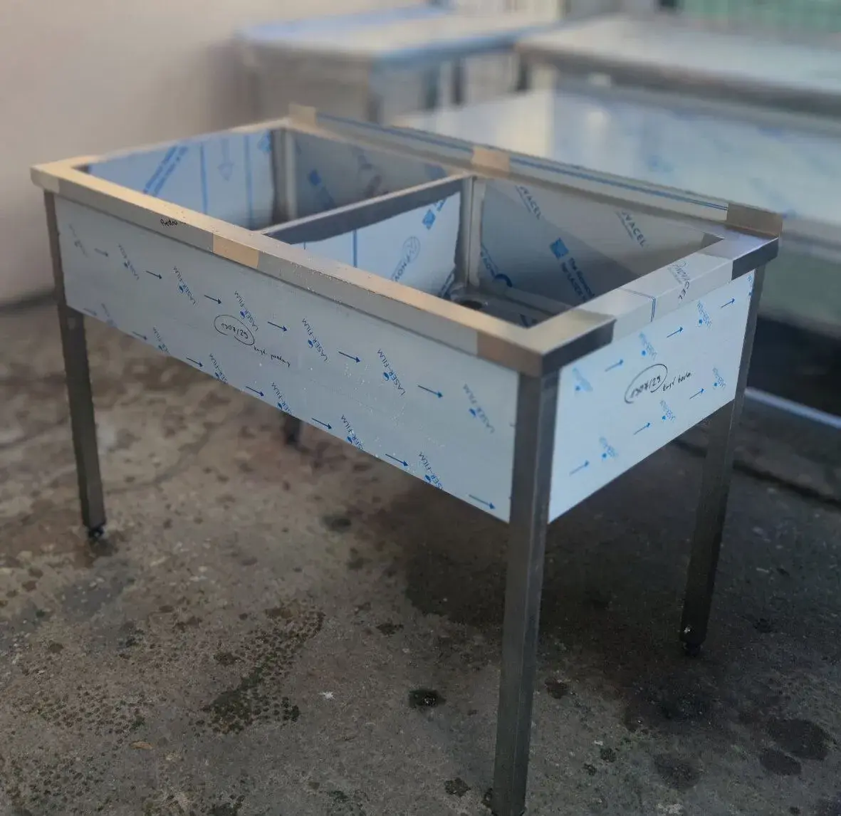Gastro nerezový drez a dvojdrez