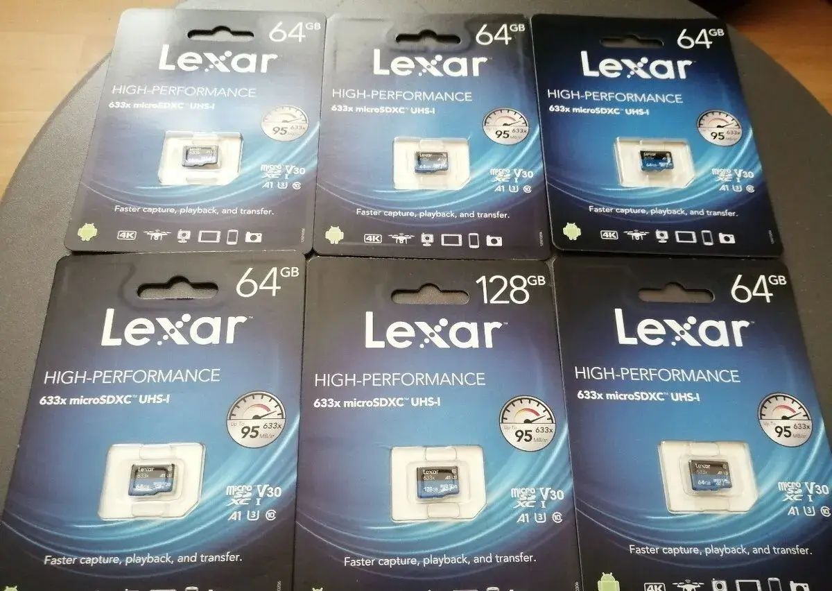 Nové aj používané micro SD karty značky LEXAR