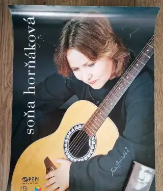 MC Kazeta SOŇA HORŇÁKOVÁ + plagát s autogramom