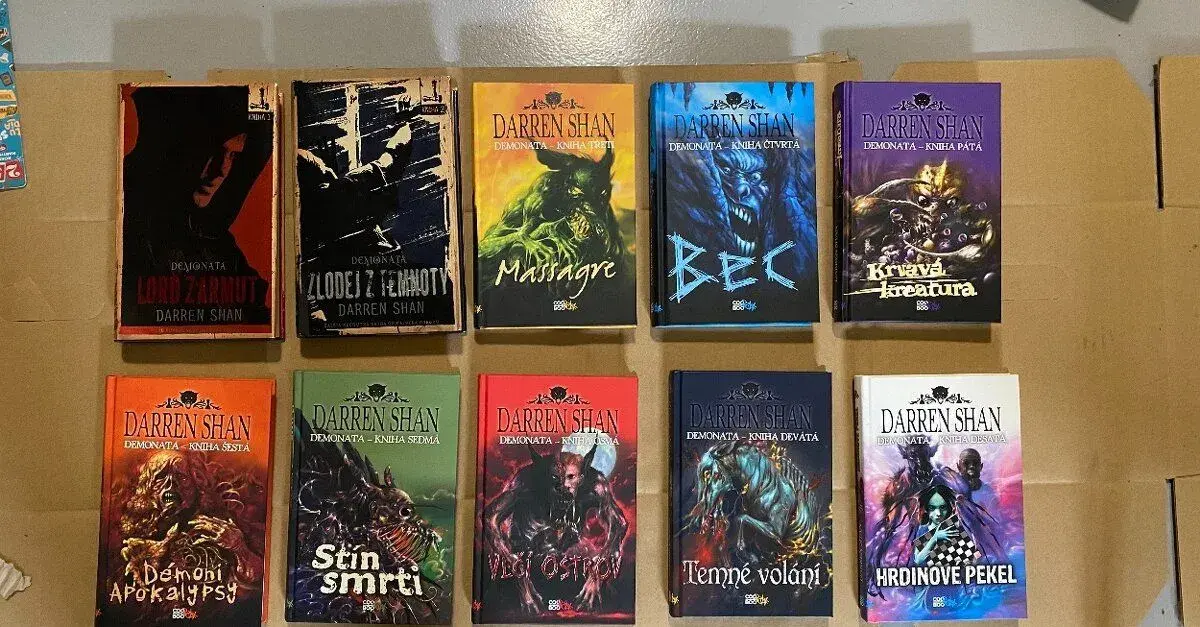 Kompletná knižná séria Darren Shan - Demonata 10 kníh +