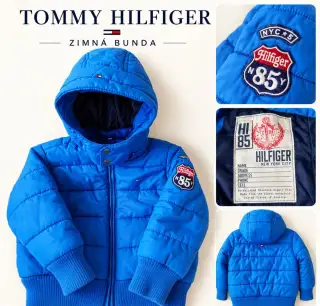 Detská chlapčenská zimná bunda Tommy Hilfiger veľkosť 92