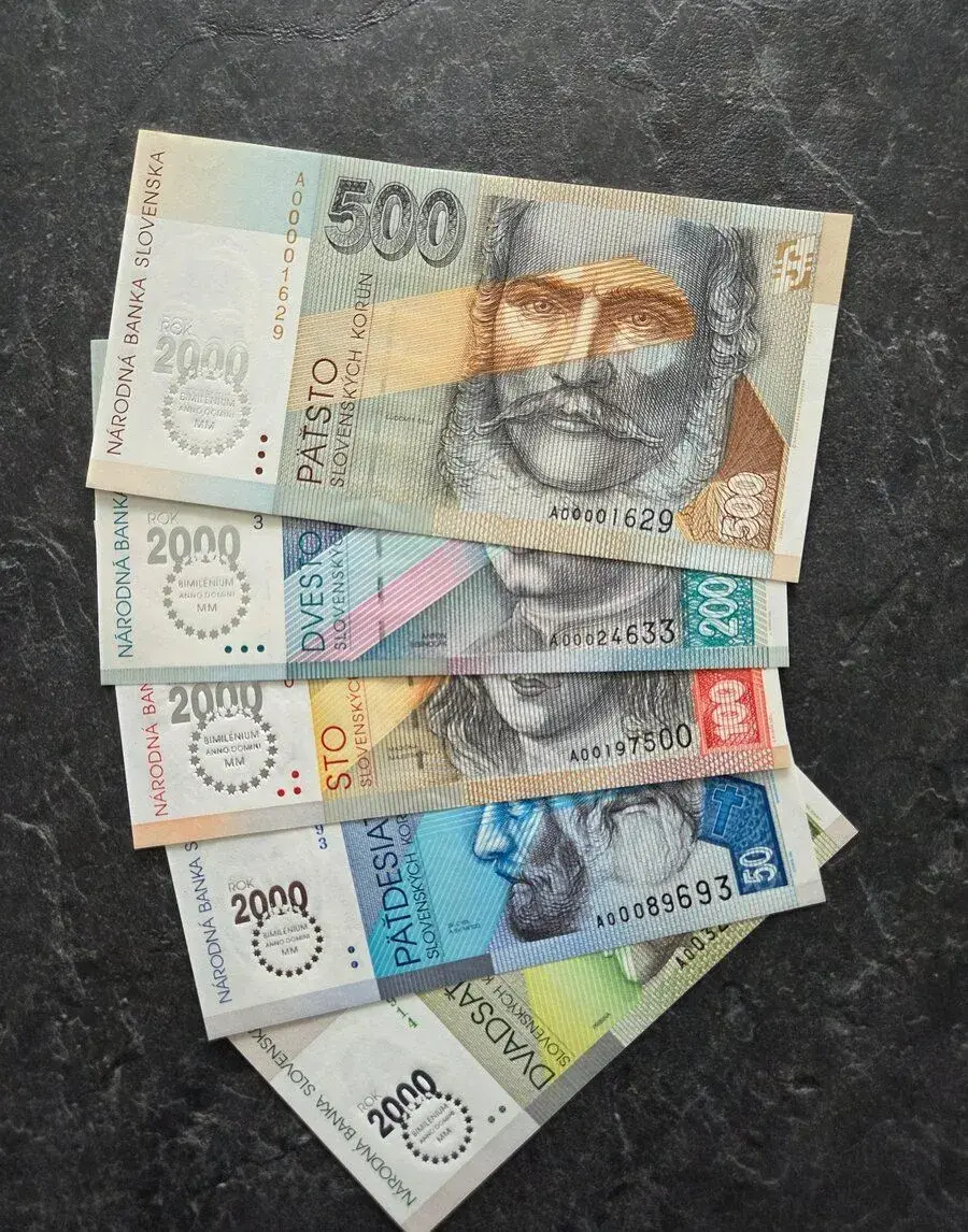 Bankovky SR - Bimilénium 2000, stav N (UNC)