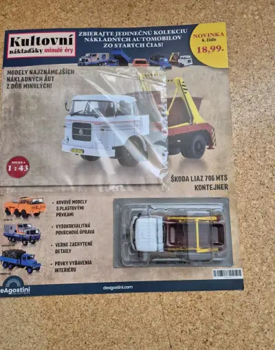 Kovovový model Škoda Liaz 706 MTS Kontajner