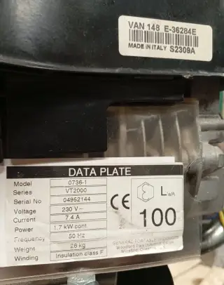 Centralu na 230 volt 1,7 kw