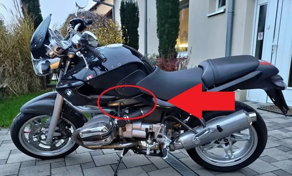 Karbónová trubka nasávania pre BMW R1150