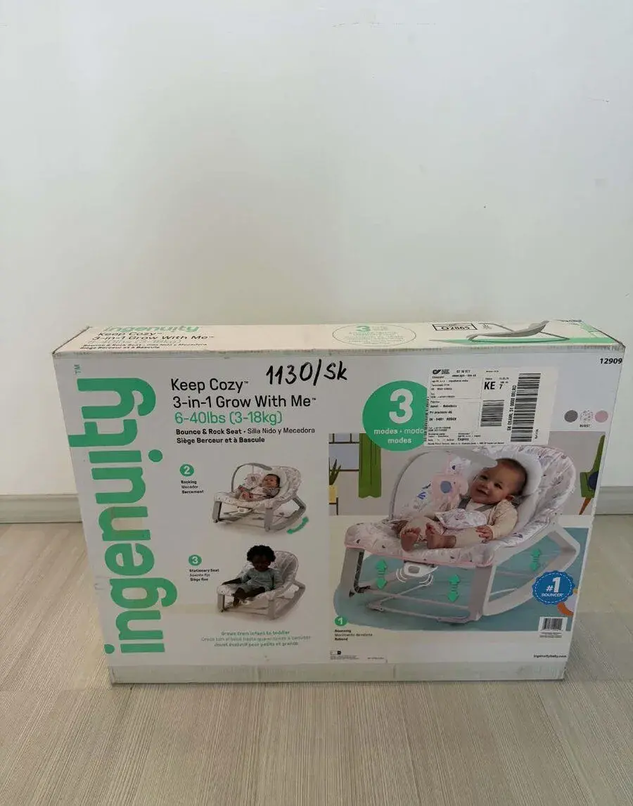 Ingenuity Keep Cozy 3v1 – NOVÉ, nerozbalené lehátko